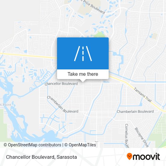 Mapa de Chancellor Boulevard