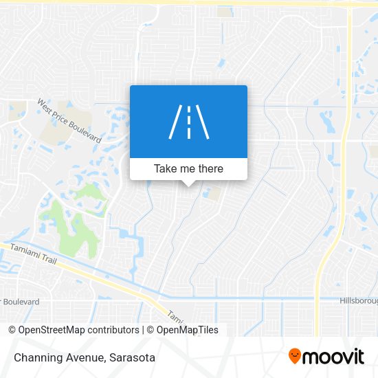 Mapa de Channing Avenue
