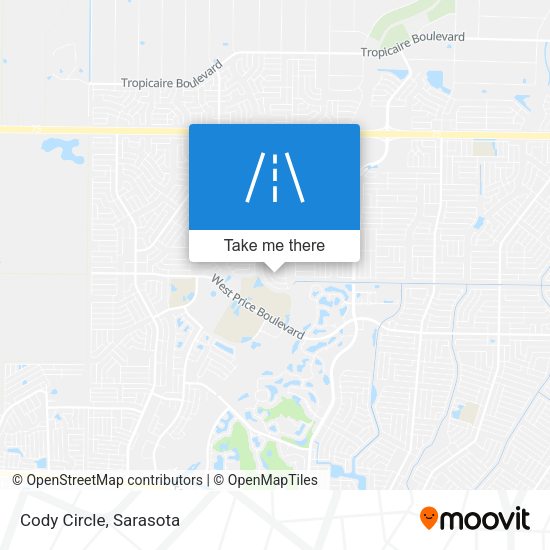 Mapa de Cody Circle