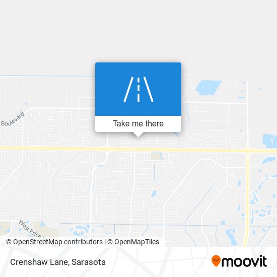 Crenshaw Lane map