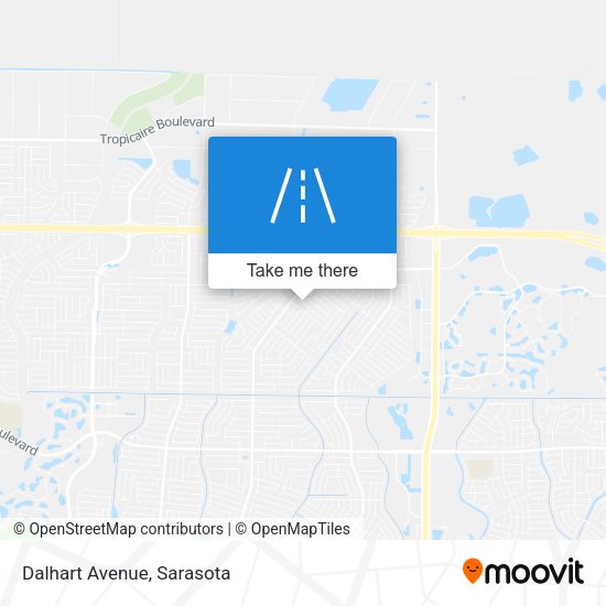 Mapa de Dalhart Avenue