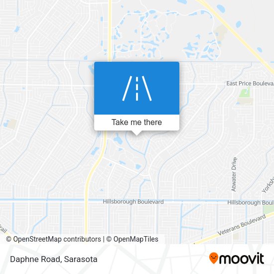 Mapa de Daphne Road