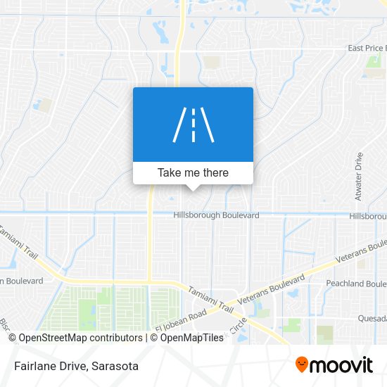 Mapa de Fairlane Drive