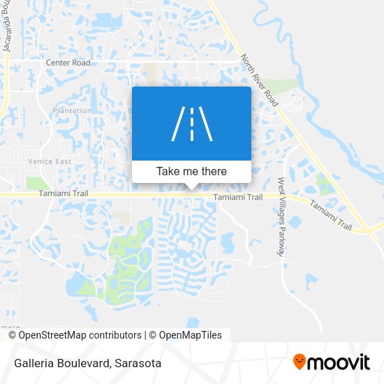 Galleria Boulevard map