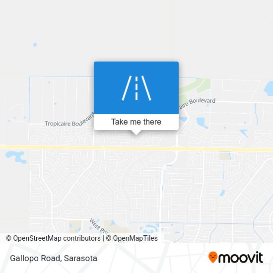 Mapa de Gallopo Road