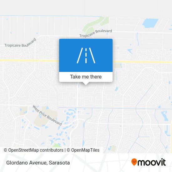 Mapa de Glordano Avenue
