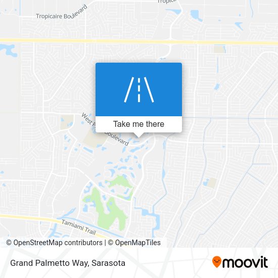 Grand Palmetto Way map