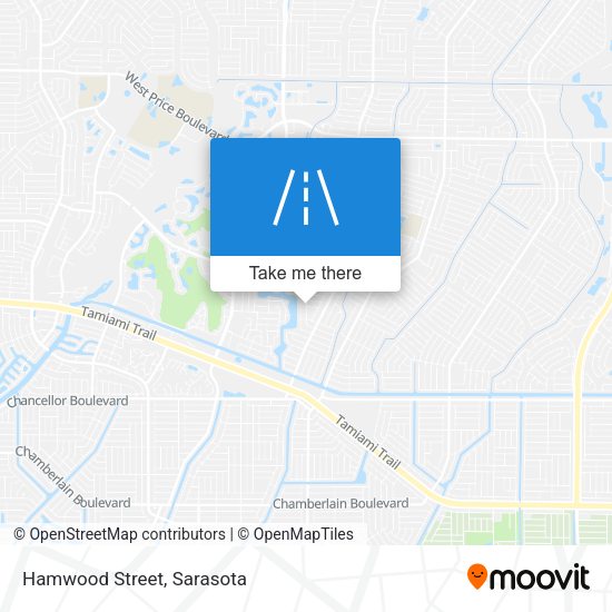 Mapa de Hamwood Street