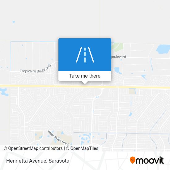 Mapa de Henrietta Avenue