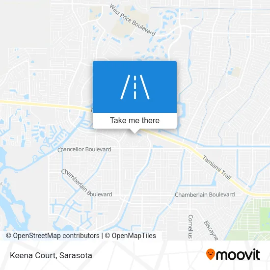 Keena Court map