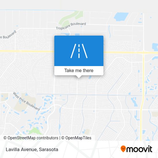 Mapa de Lavilla Avenue