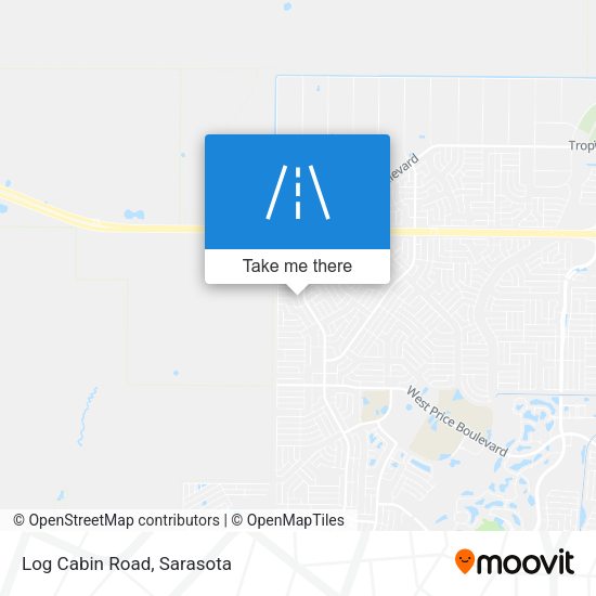 Log Cabin Road map