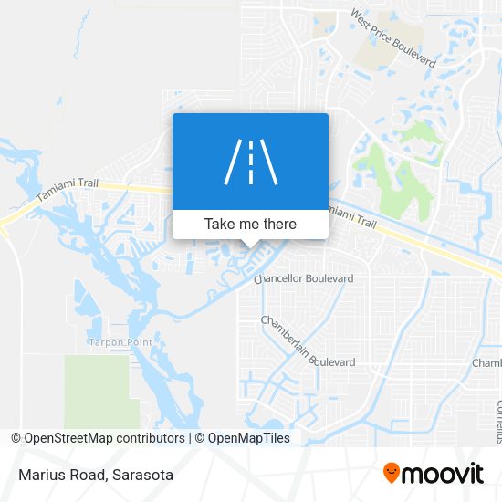 Mapa de Marius Road