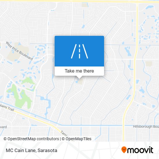 MC Cain Lane map