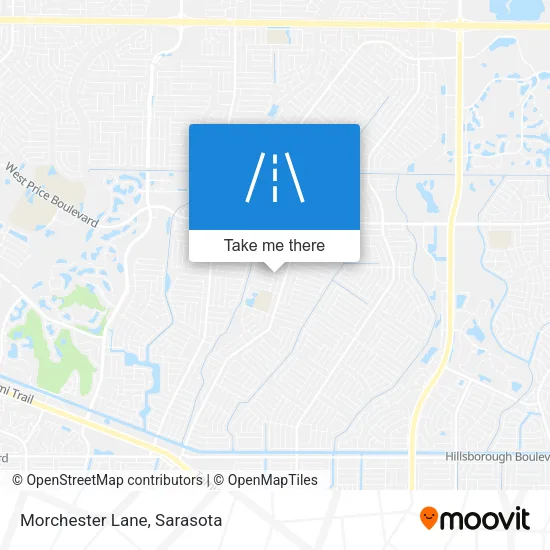 Mapa de Morchester Lane