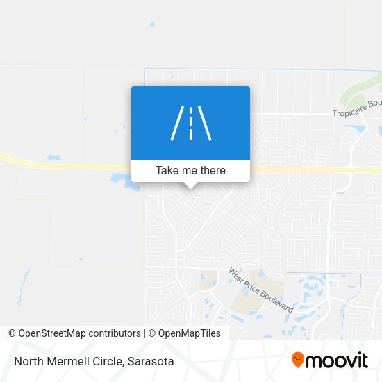 North Mermell Circle map