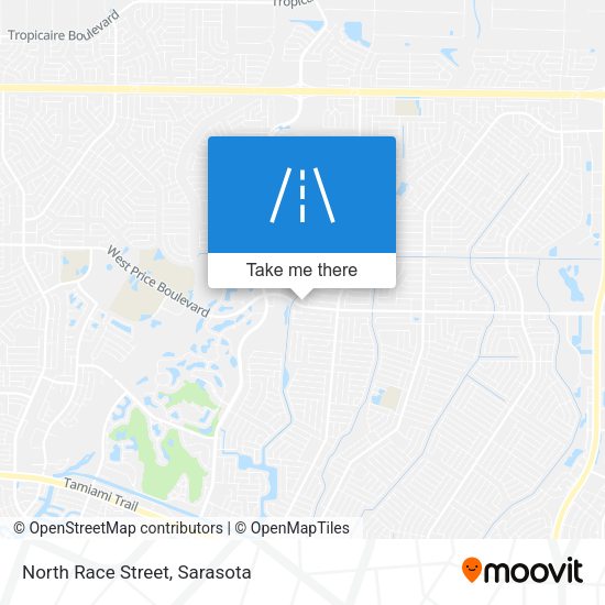 North Race Street map