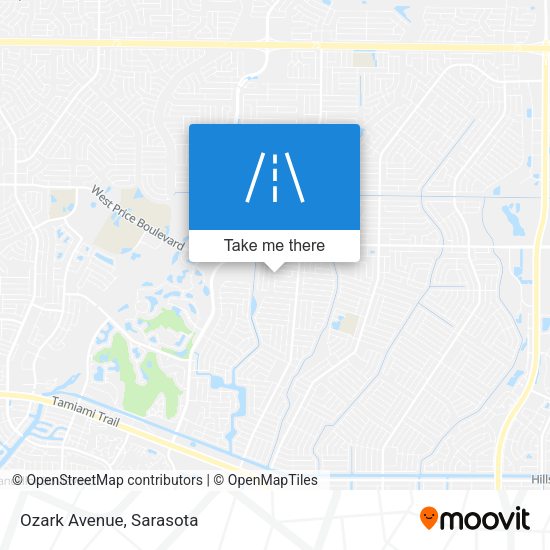 Mapa de Ozark Avenue