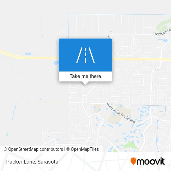 Packer Lane map