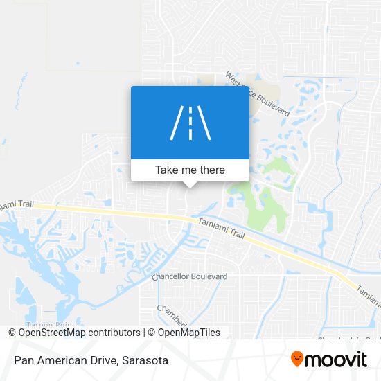Pan American Drive map