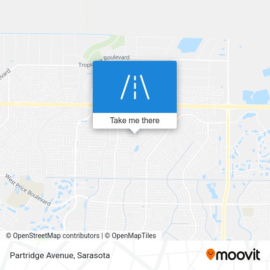 Mapa de Partridge Avenue