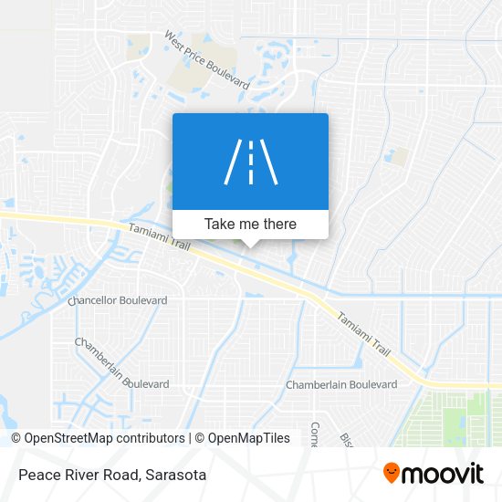 Mapa de Peace River Road