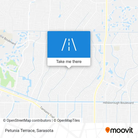 Mapa de Petunia Terrace