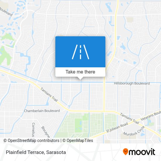 Mapa de Plainfield Terrace