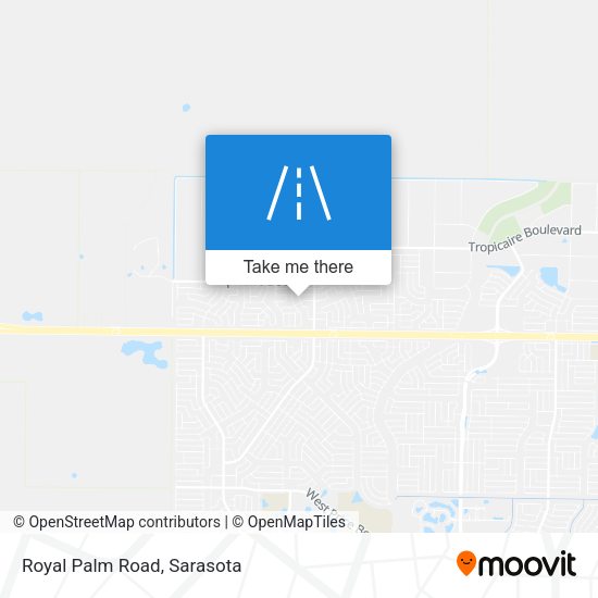 Mapa de Royal Palm Road