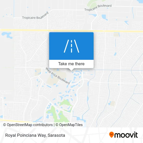 Royal Poinciana Way map