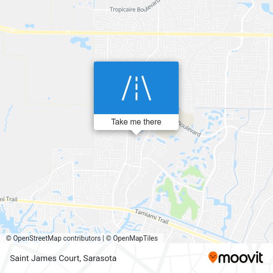Mapa de Saint James Court