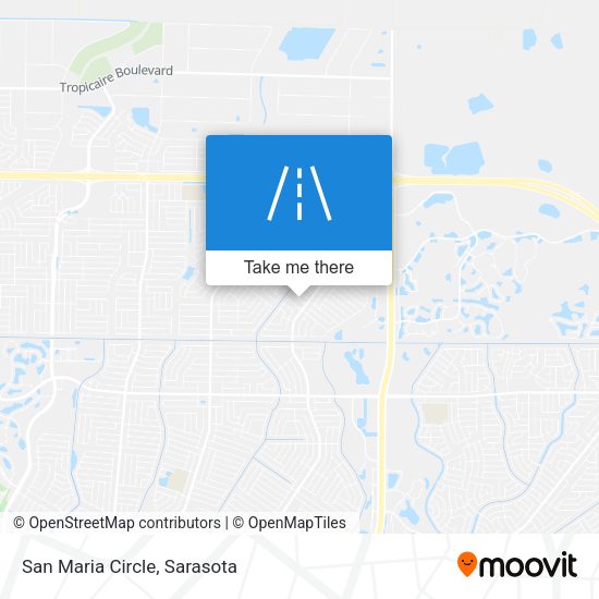Mapa de San Maria Circle