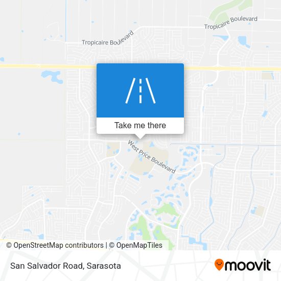 Mapa de San Salvador Road