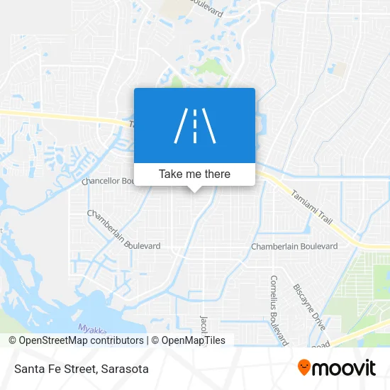 Santa Fe Street map
