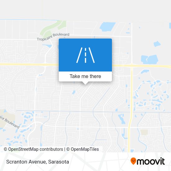 Mapa de Scranton Avenue