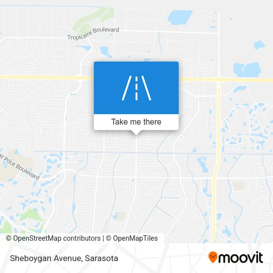 Sheboygan Avenue map