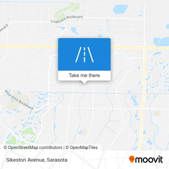 Sikeston Avenue map