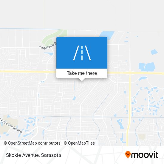 Mapa de Skokie Avenue