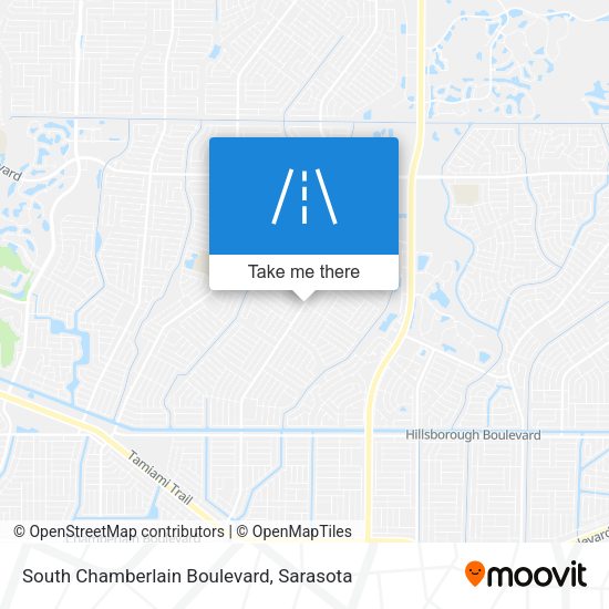 South Chamberlain Boulevard map
