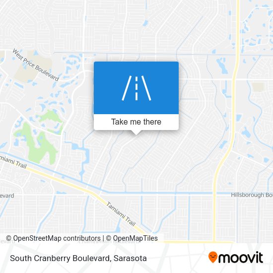 Mapa de South Cranberry Boulevard