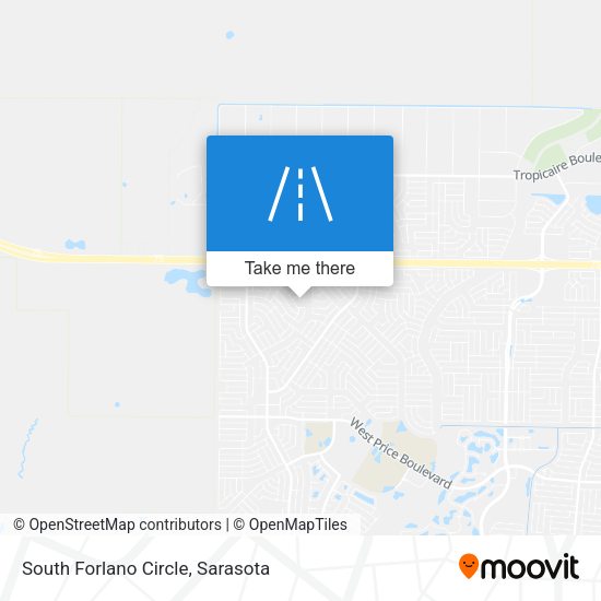 South Forlano Circle map