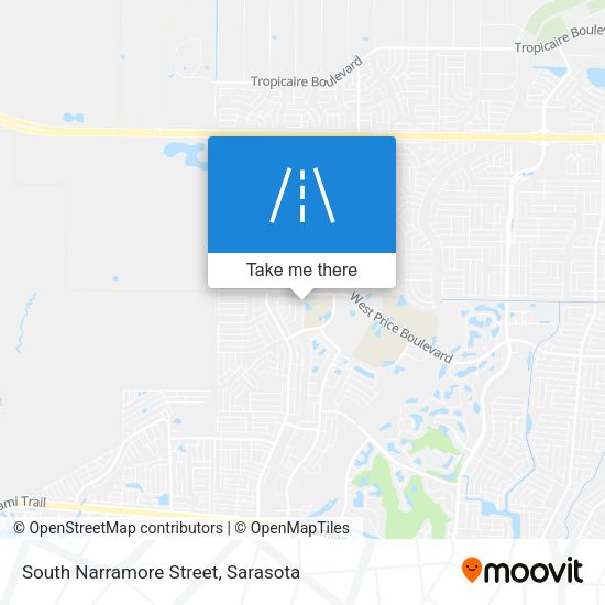 South Narramore Street map