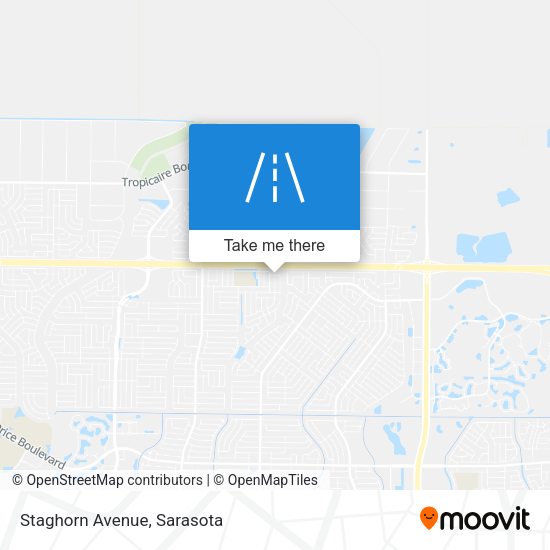 Staghorn Avenue map