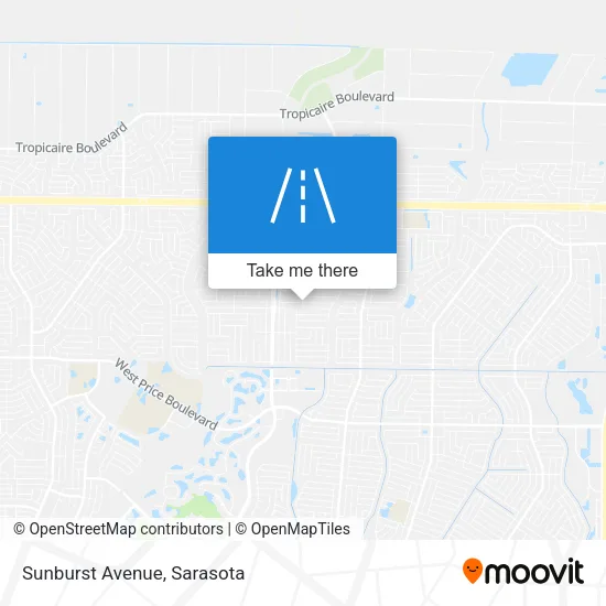 Sunburst Avenue map