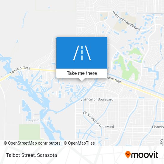 Mapa de Talbot Street