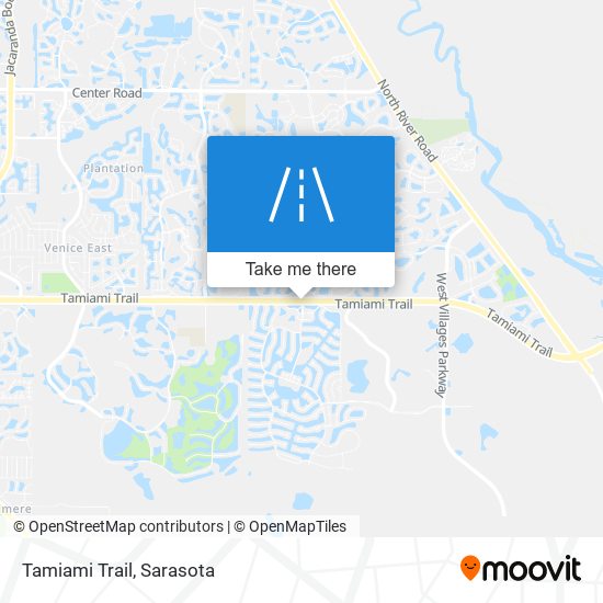 Mapa de Tamiami Trail