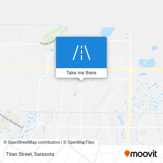 Titan Street map