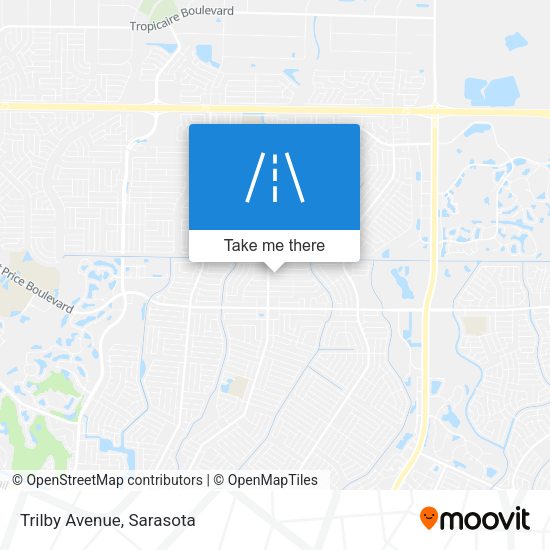 Mapa de Trilby Avenue