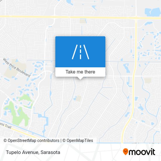 Tupelo Avenue map