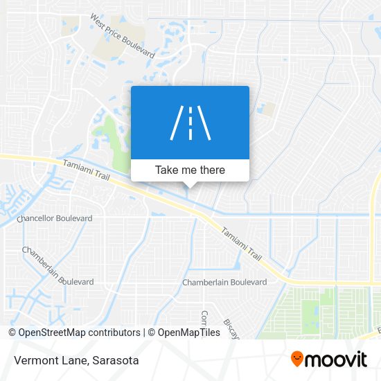 Mapa de Vermont Lane